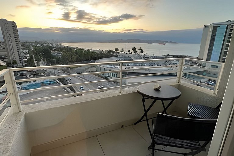 Hermosa vista cerca del mar